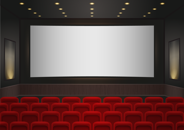 Cinema hall  Illustration