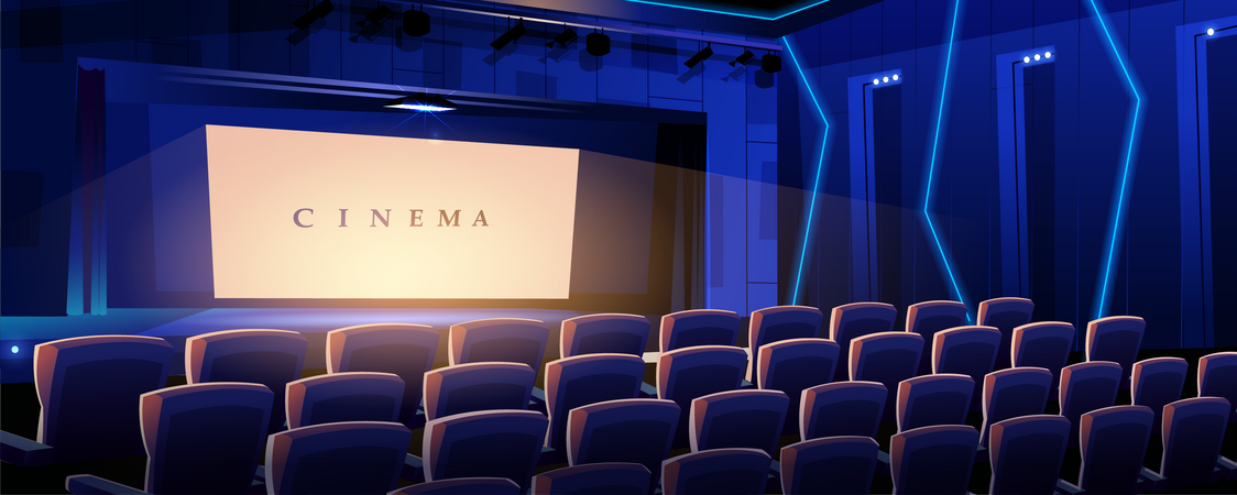 Cinema hall  Illustration