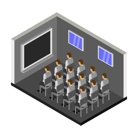 Cinema Room  Illustration