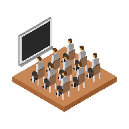 Cinema Room  Illustration