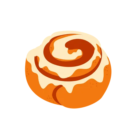 Cinnamon roll  イラスト