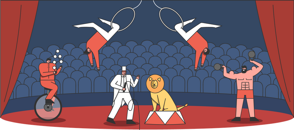 Circus arena  Illustration