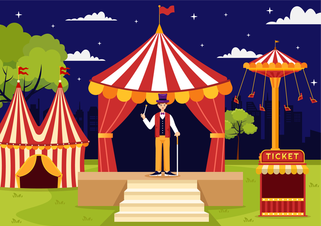 Circus Arts  Illustration