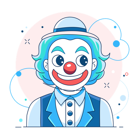 Circus Joker  Illustration