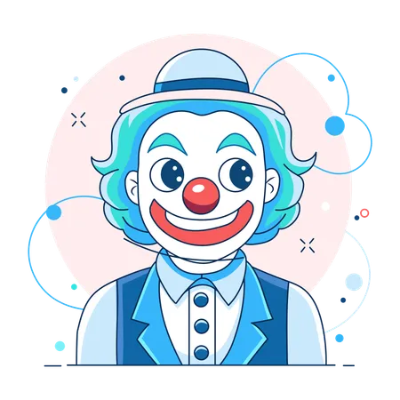 Circus Joker  Illustration