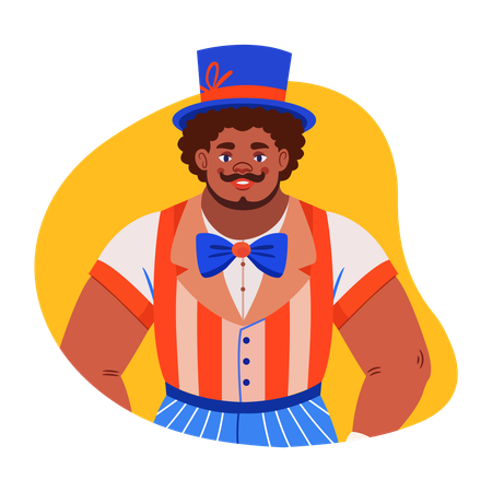 Circus Performer  Illustration