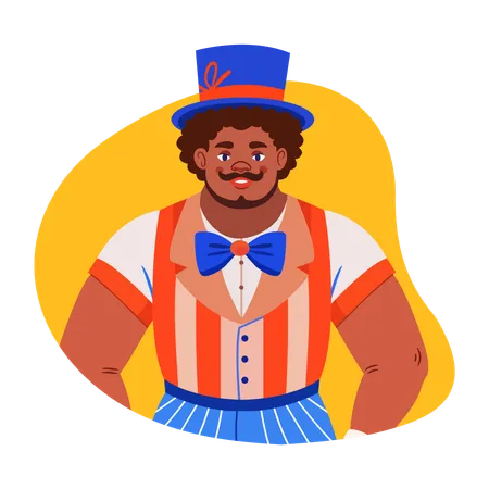 Circus Performer  Illustration