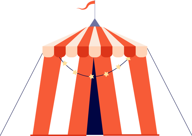 Circus tent Illustration