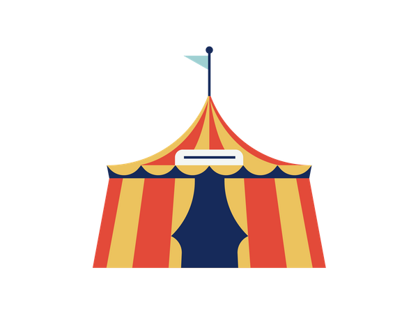 Circus tent  Illustration