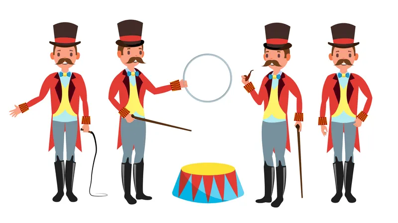 Circus Trainer  Illustration