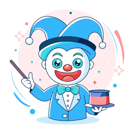 Circus Trick  Illustration