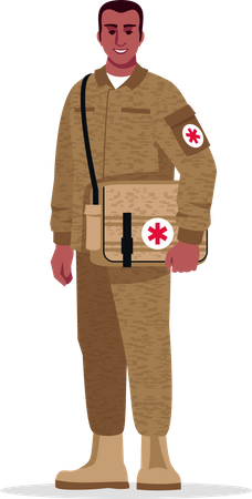 Cirurgião militar  Ilustração