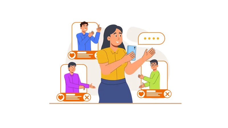 Citas digitales  Ilustración