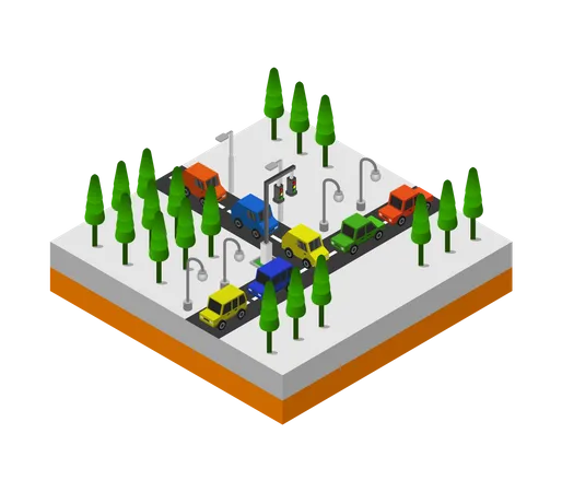 City area  Illustration