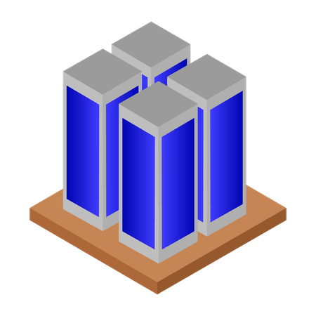 都市の建物  イラスト