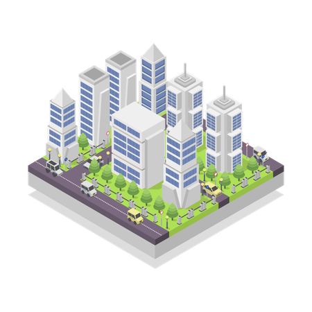 City building  Illustration