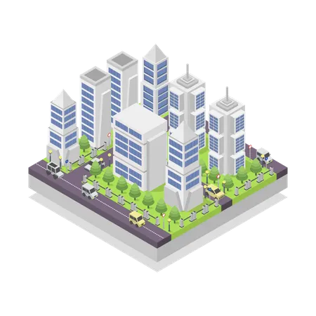 City building  Illustration