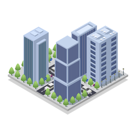 City building  Illustration