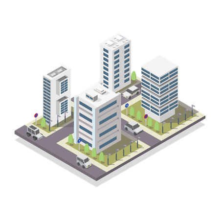 City building  Illustration