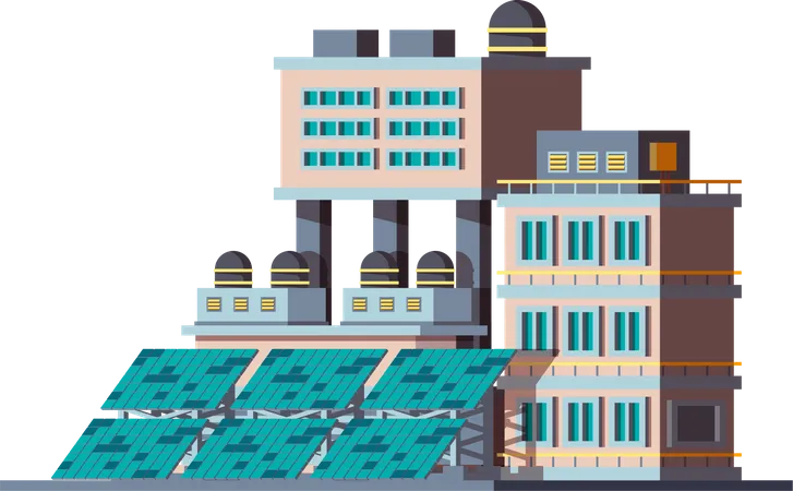 City building  Illustration