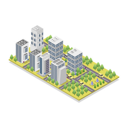 City development  Illustration