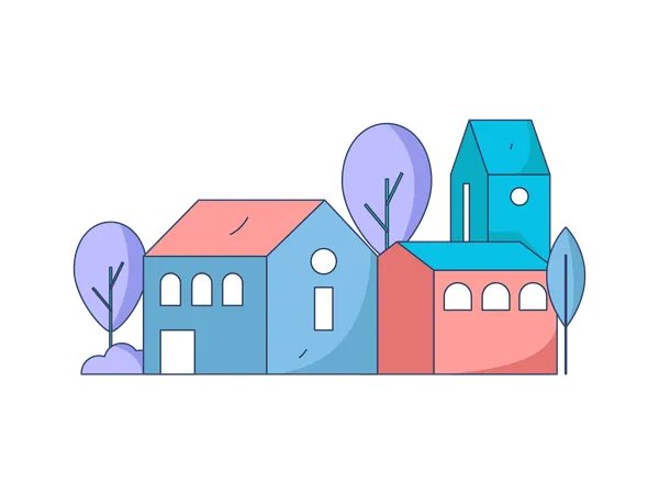 City house  Illustration