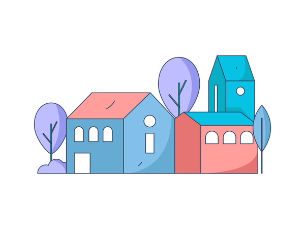 City house  Illustration