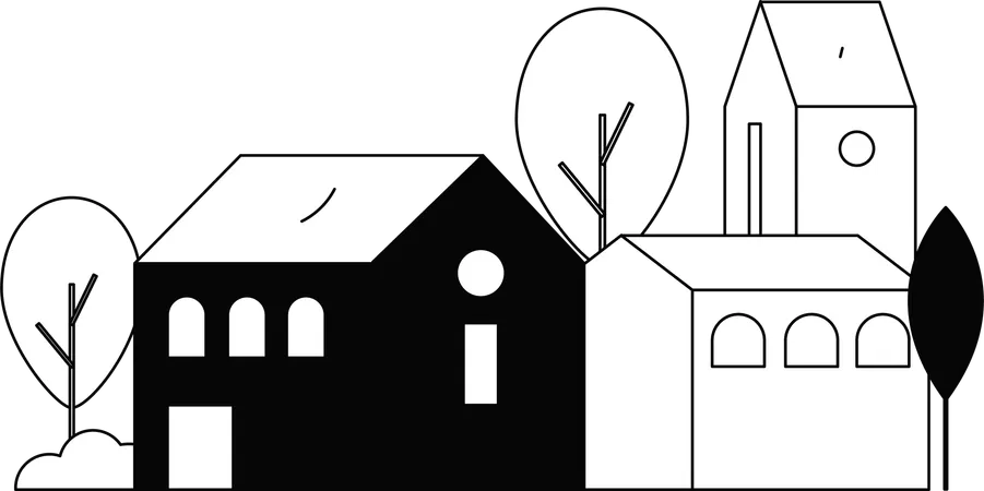 City house  Illustration