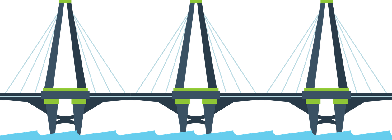 City link bridge  일러스트레이션