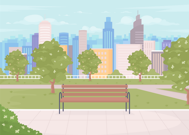 City park Illustration
