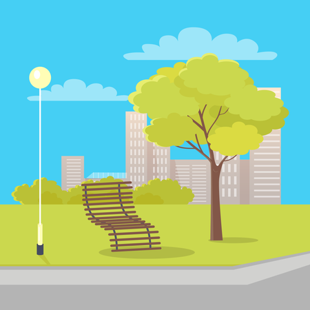 City Park  Illustration