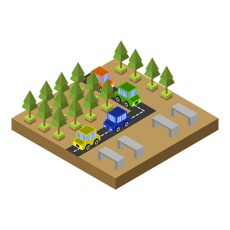 City road  Illustration