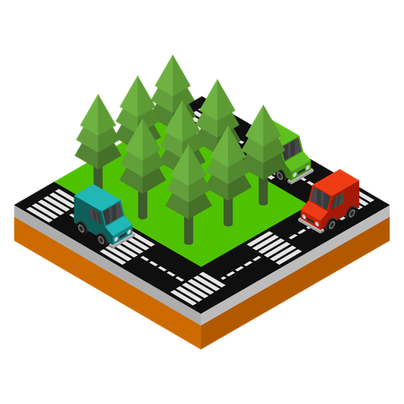 City road  Illustration