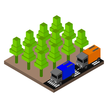 City road  Illustration