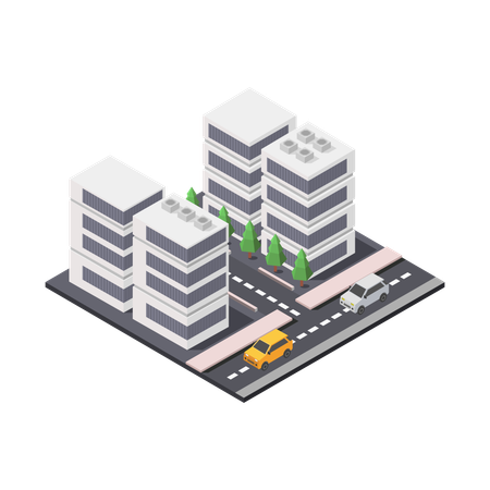 City Skyscraper  Ilustración