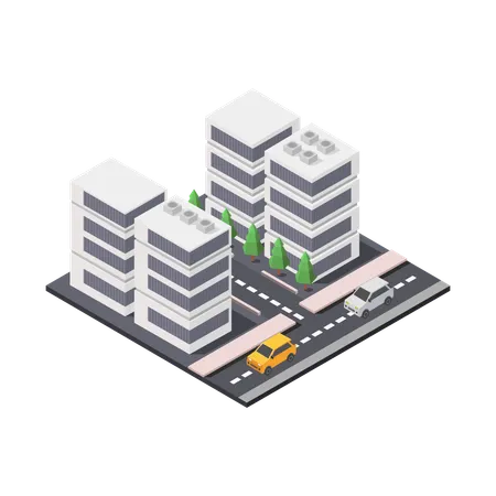 City Skyscraper  Ilustración