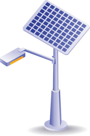 City Street Lights  Illustration