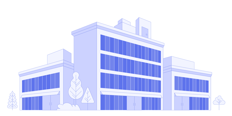 Cityscape building  Illustration