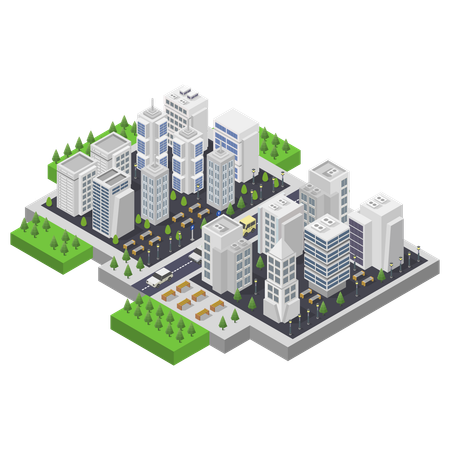 Cityscape  Illustration