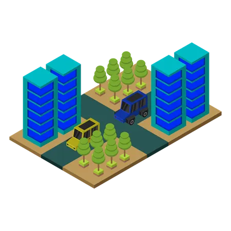 Cityscape  Illustration