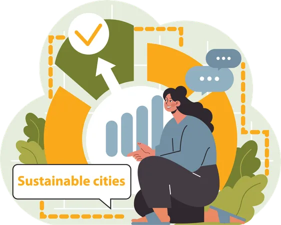 Ciudades sustentables  Ilustración