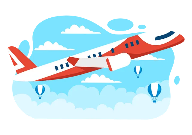 Civil Aviation Day  Illustration