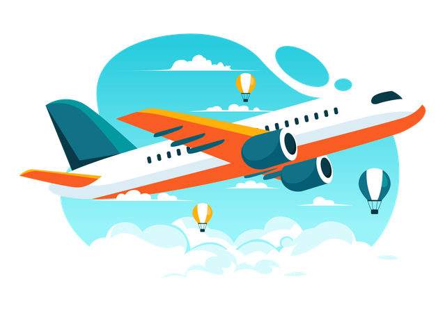 Civil Aviation Day  Illustration