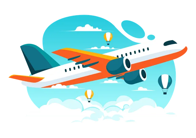 Civil Aviation Day  Illustration