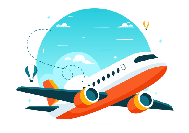 Civil Aviation Day  Illustration