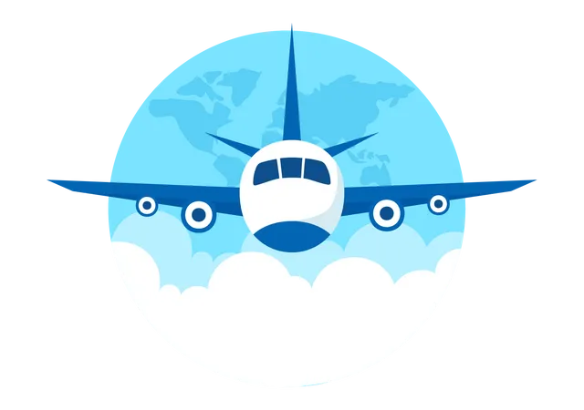 Civil Aviation Day  Illustration