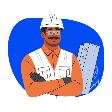 Civil Engineer  Illustration