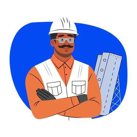 Civil Engineer  Illustration