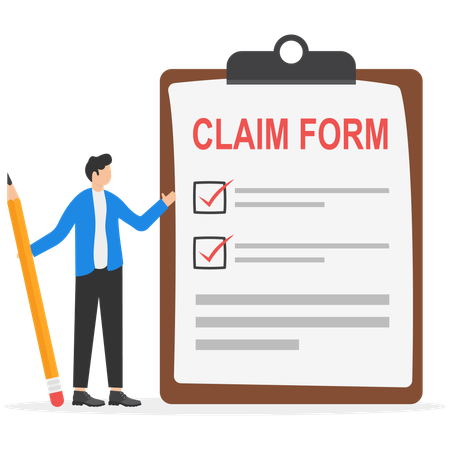 Claim Document  Illustration