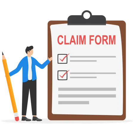 Claim Document  Illustration